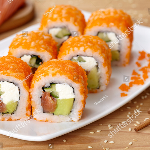 Tobico de salmon ( 8 unidades)